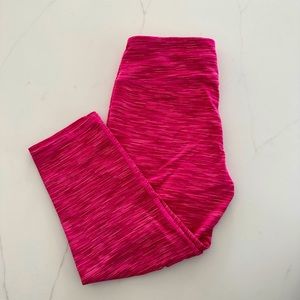 Athleta leggings-pink; size Medium; 18” inseam